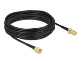 Delock Antennenkabel SMA Stecker zu SMA Buchse LMR/CFD100 10 m low loss