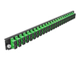 Delock 19″ LWL Spleißbox Frontblende 24 Port SC Duplex grün