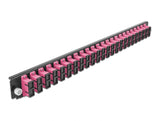 Delock 19″ LWL Spleißbox Frontblende 24 Port SC Duplex violett