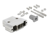 Delock D-Sub 25 Metallgehäuse