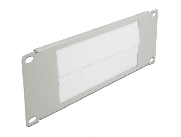 Delock 10″ Kabelmanagement Bürstenleiste 2 HE grau