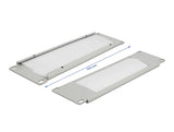 Delock 10″ Kabelmanagement Bürstenleiste 2 HE grau