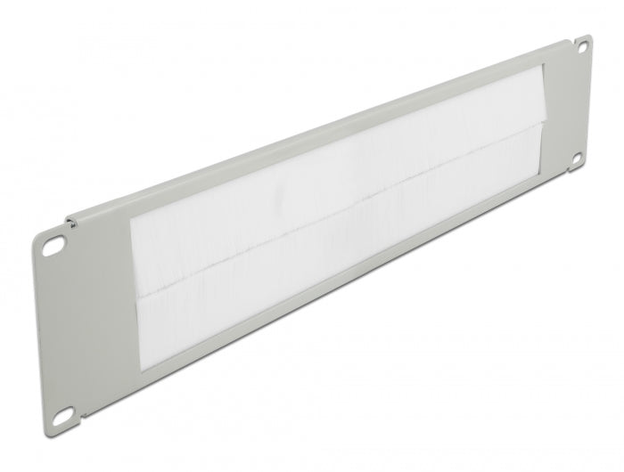 Delock 19″ Kabelmanagement Bürstenleiste 2 HE grau