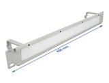 Delock 19″ Kabelmanagement Bürstenleiste mit 2 Bügeln 1 HE grau
