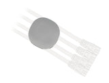 Delock Kabelhalter selbstklebend Mini mit 4 Durchführungen Set 3 Stück