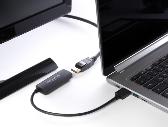 Delock Adapter HDMI-A Stecker zu DisplayPort Buchse 4K 60 Hz