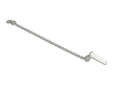 Delock LWL Staubschutzkappe mit Kette für LC Stecker weiß