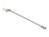 Delock LWL Staubschutzkappe mit Kette für LC Stecker weiß