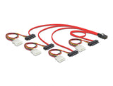 Delock Kabel mini SAS SFF-8087 > 4 x SAS SFF-8482 + Power 1 m