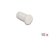 Delock LWL Staubschutzkappe für Steckverbinder mit 1,25 mm Hülse 10 Stück weiß