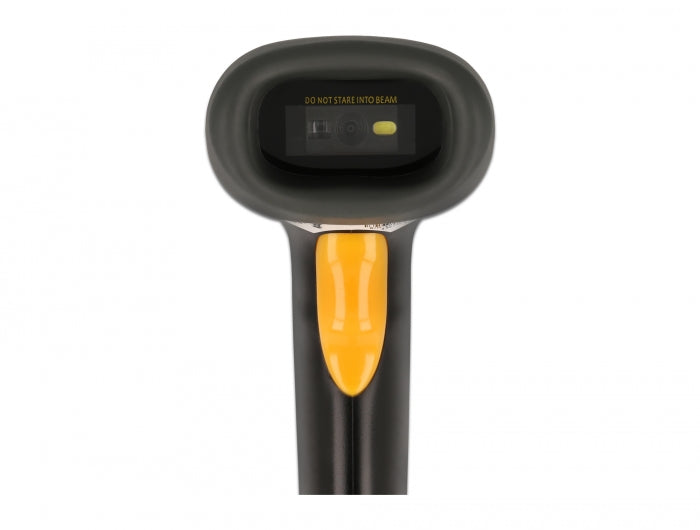Delock 2,4 GHz Barcode Scanner 1D und 2D mit Ladestation - Mehrsprachig