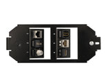 Delock Keystone Halterung 6 Port für Bodentank