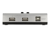 Delock Umschalter USB 2.0 mit 1 x Typ-B Buchse zu 2 x Typ-A Buchse manuell bidirektional