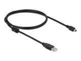 Delock USB 2.0 Kabel Typ-A Stecker zu USB 2.0 Mini-B Stecker 1 m schwarz