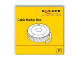 Delock Kabelmarker Box, Nr: 6, gelb, 500 Stück