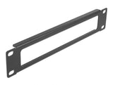 Delock 10″ Netzwerkschrank Panel mit Öffnung 1 HE schwarz