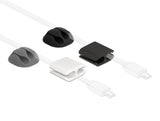 Delock Kabelhalter und Kabelclip Set 4 Stück