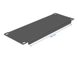 Delock 10″ Netzwerkschrank Blindabdeckung 2 HE schwarz