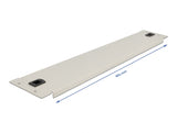 Delock 19″ Netzwerkschrank Blindabdeckung werkzeugfrei 2 HE grau