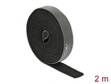 Delock Klettband auf Rolle L 2 m x B 15 mm schwarz