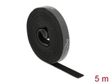 Delock Klettband auf Rolle L 5 m x B 15 mm schwarz