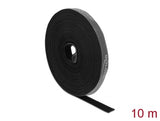 Delock Klettband auf Rolle L 10 m x B 15 mm schwarz