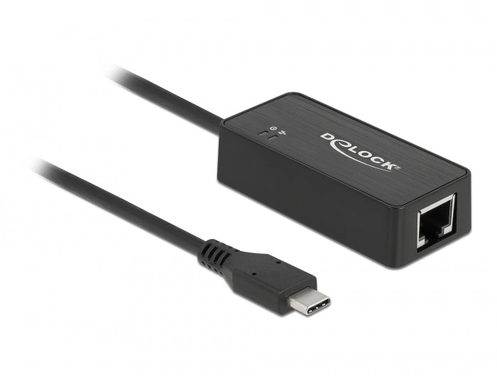 Delock USB Type-C™ Netzwerk Adapter Gigabit LAN 1 x RJ45 ASIX