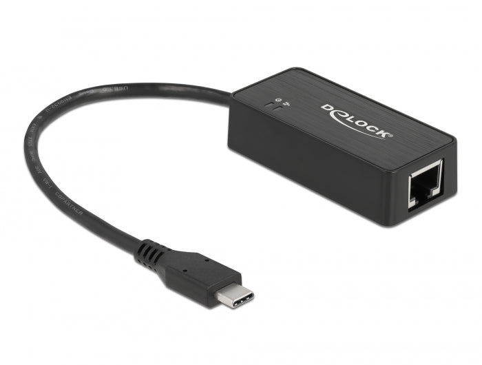 Delock USB Type-C™ Netzwerk Adapter Gigabit LAN 1 x RJ45 ASIX