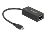 Delock USB Type-C™ Netzwerk Adapter Gigabit LAN 1 x RJ45 ASIX