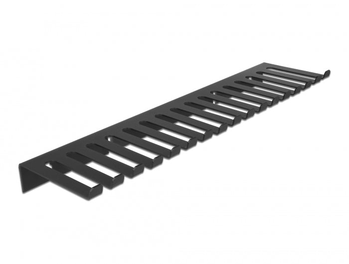 Delock Kabelhalterung 325 x 90 mm zur Wandmontage schwarz