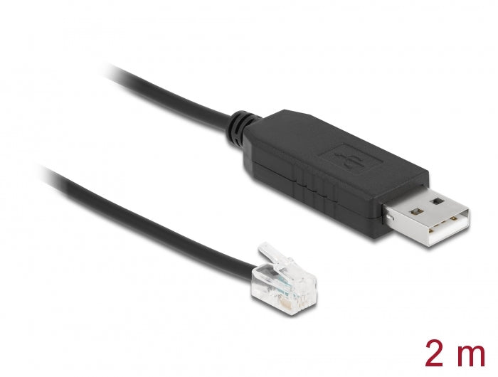 Delock Adapterkabel USB Typ-A zu Seriell RS-232 RJ9/RJ10 mit ESD Schutz Celestron NexStar 2 m