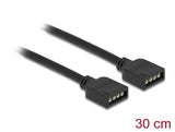 Delock RGB Anschlusskabel 4 Pin für 12 V RGB LED Beleuchtung 30 cm