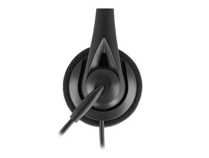 Delock USB Mono Headset mit Lautstärkeregler für PC und Notebook - Ultra-Leicht