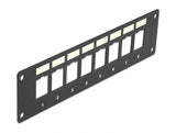 Delock Keystone Halterung 8 Port Panel Einbau