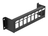 Delock Keystone Halterung 8 Port Panel Aufbau