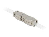Delock Verbinder für Netzwerkkabel Cat.6A STP werkzeugfrei