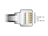 Delock Adapterkabel USB Typ-A zu Seriell RS-232 RJ12 mit ESD Schutz Leadshine 2 m
