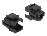 Delock Keystone Modul TOSLINK Buchse > TOSLINK Buchse schwarz