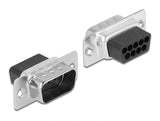 Delock Adapter D-Sub 9 Pin Stecker > RJ45 Buchse Montagesatz