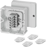 HENSEL Klemmenkasten 2,5qmm 5f Kst AP DP 9025 88x88x49mm IP54 hfr