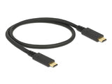 Delock USB 10 Gbps Kabel USB Type-C™ zu USB Type-C™ 0,5 m PD 5 A E-Marker