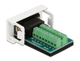 Delock Easy 45 Modul VGA Stecker zu Terminalblock 22,5 x 45 mm