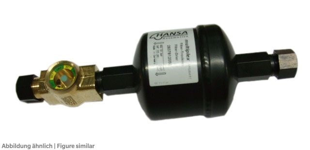 Trockner-Schauglas-Kombination 164FI 3/4" UNF, Multiplex, mit Indikator