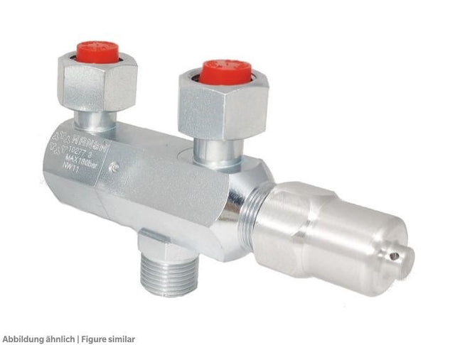 Wechselventil WVN Hansa 120bar G1/2", kv=3,8/NW11, 0-120bar, -30/+120°C