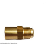 Messingadapter G1/2" a x 22mm aussen löt für SV mit G1/2" innen, für Muffe 22mm