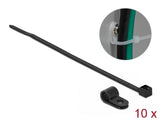 Delock Befestigungsschelle 4,8 mm mit Kabelbinder L 150 x B 2,5 schwarz