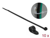 Delock Befestigungsschelle 15,8 mm mit Kabelbinder L 350 x B 4,8 schwarz