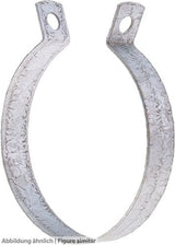 Montagehalter für Trocknergehäuse 120mm verzinkt, ohne Einlage, RA120mm