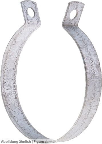 Montagehalter für Trocknergehäuse 120mm verzinkt, ohne Einlage, RA120mm