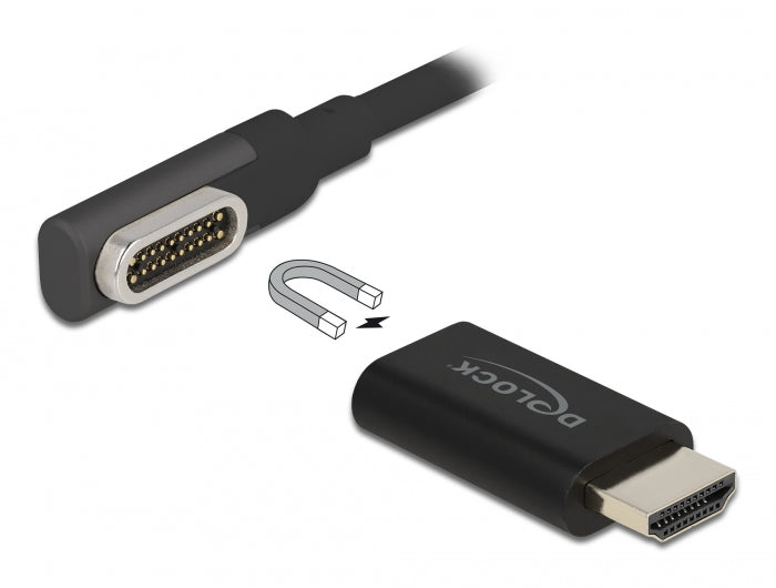 Delock USB Type-C™ zu HDMI Adapterkabel 4K 60 Hz magnetisch 1,20 m